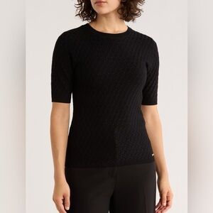 Jason Wu Pink Textured Knit Top